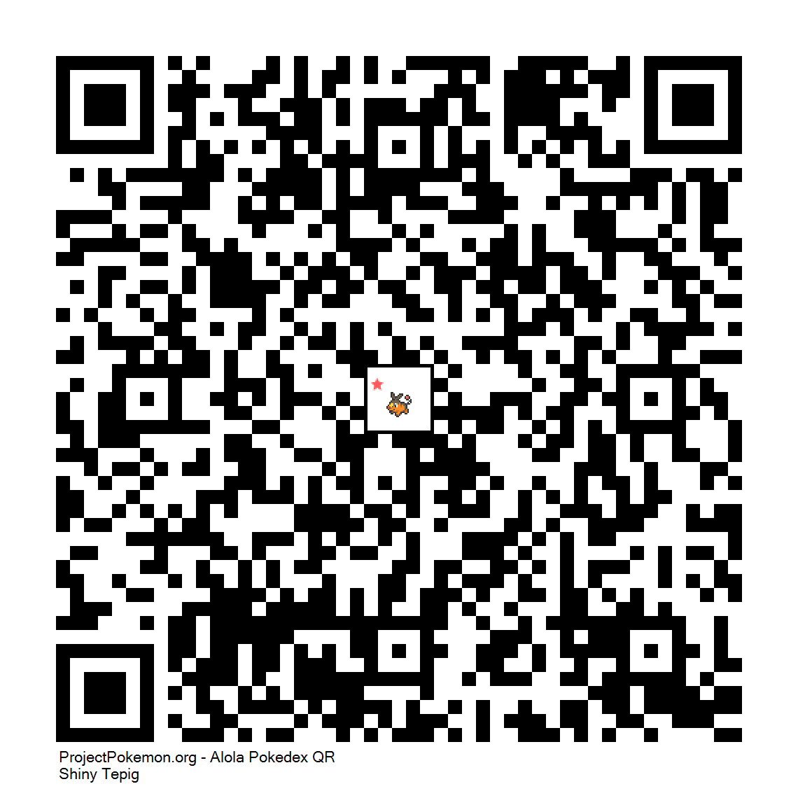 Cdigo QR de Tepig variocolor